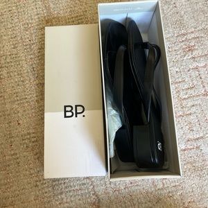 BP heeled flip flops